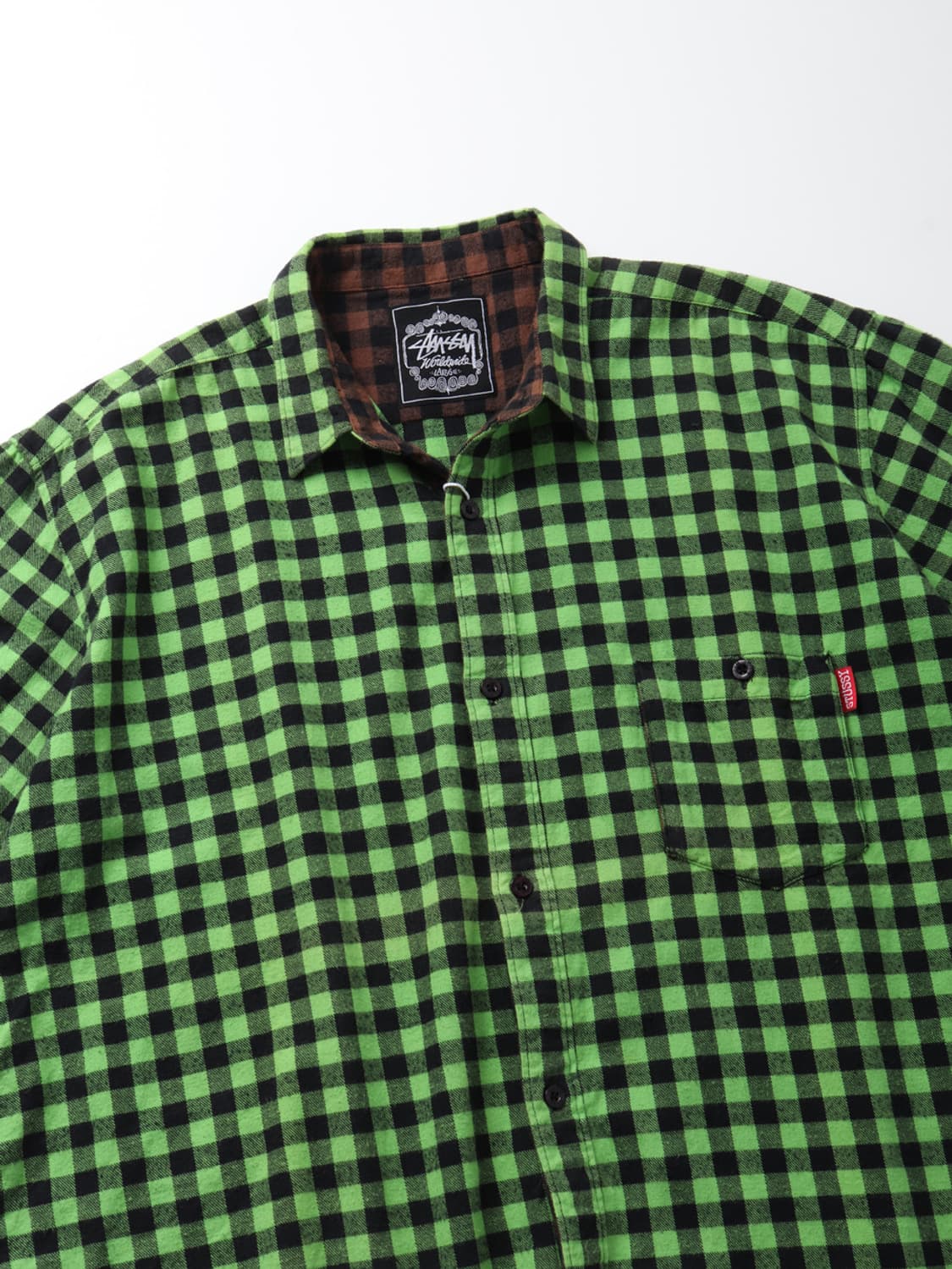 스투시 STUSSY Gingham Check S/S Shirt 상품이미지3