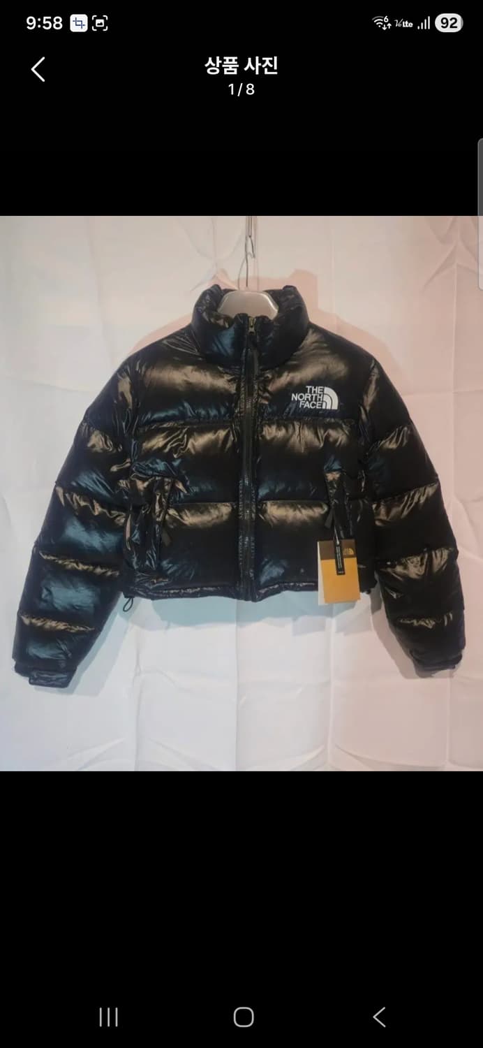 새상품 노스페이스 눕시 크롭 숏패딩 사이즈 95 상품이미지1