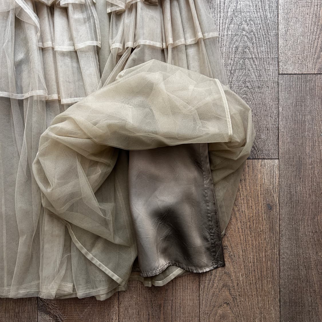 Volumed Layer Belt Tulle Skirt 상품이미지6