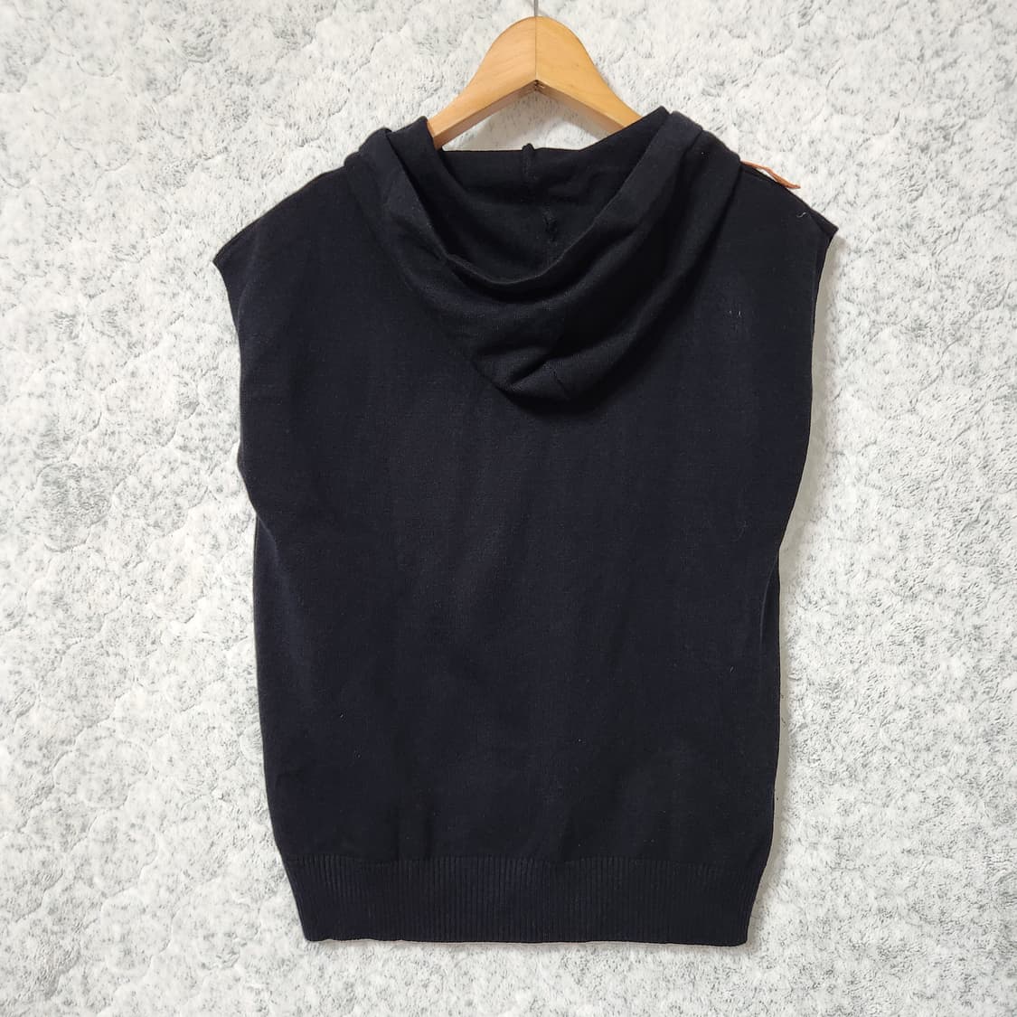 258A [S] Zzmy 여성 후드 민소매 니트 상품이미지2