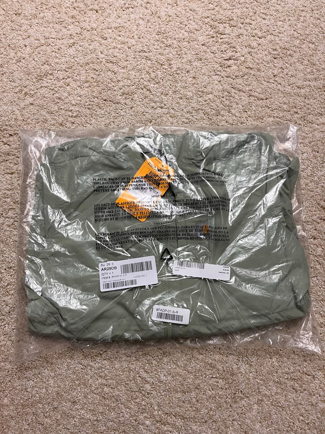 [새상품/S,세이지그린] 칼하트 우먼스 104221 레인 디펜더 상품이미지3