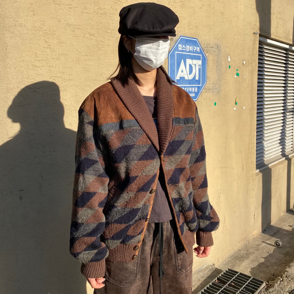 비콜만(BI COLMAN) 숄 칼라 니트 가디건 자켓 상품이미지1