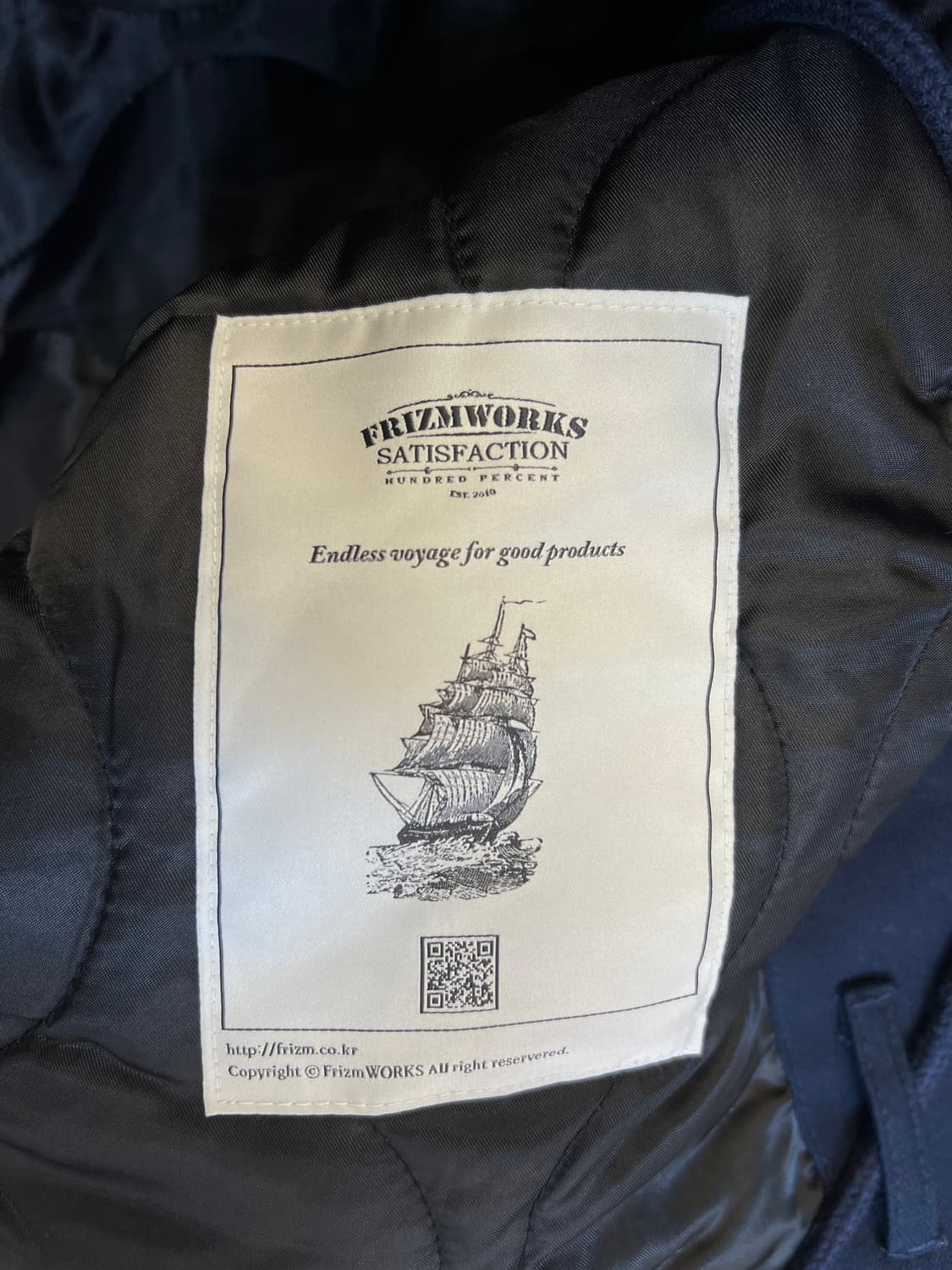 프리즘웍스 EDGAR N-1 덱 자켓 네이비 XL 상품이미지5