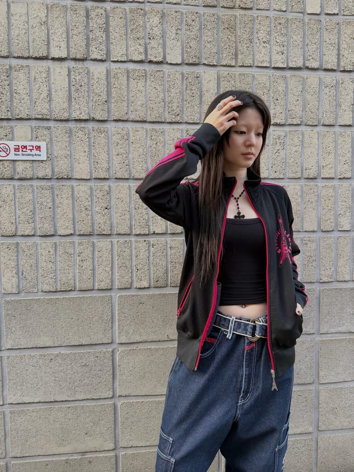 히스테릭 글래머 기타 지퍼 히스걸 집업 상품이미지9