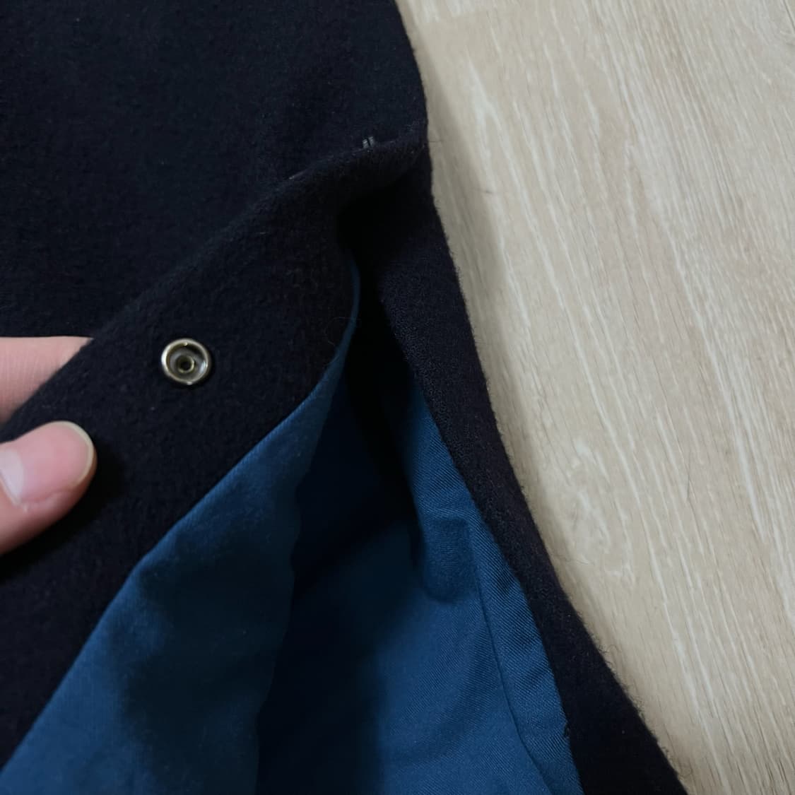 남성 오버사이즈 싱글 떡볶이코트 L/100  상품이미지4