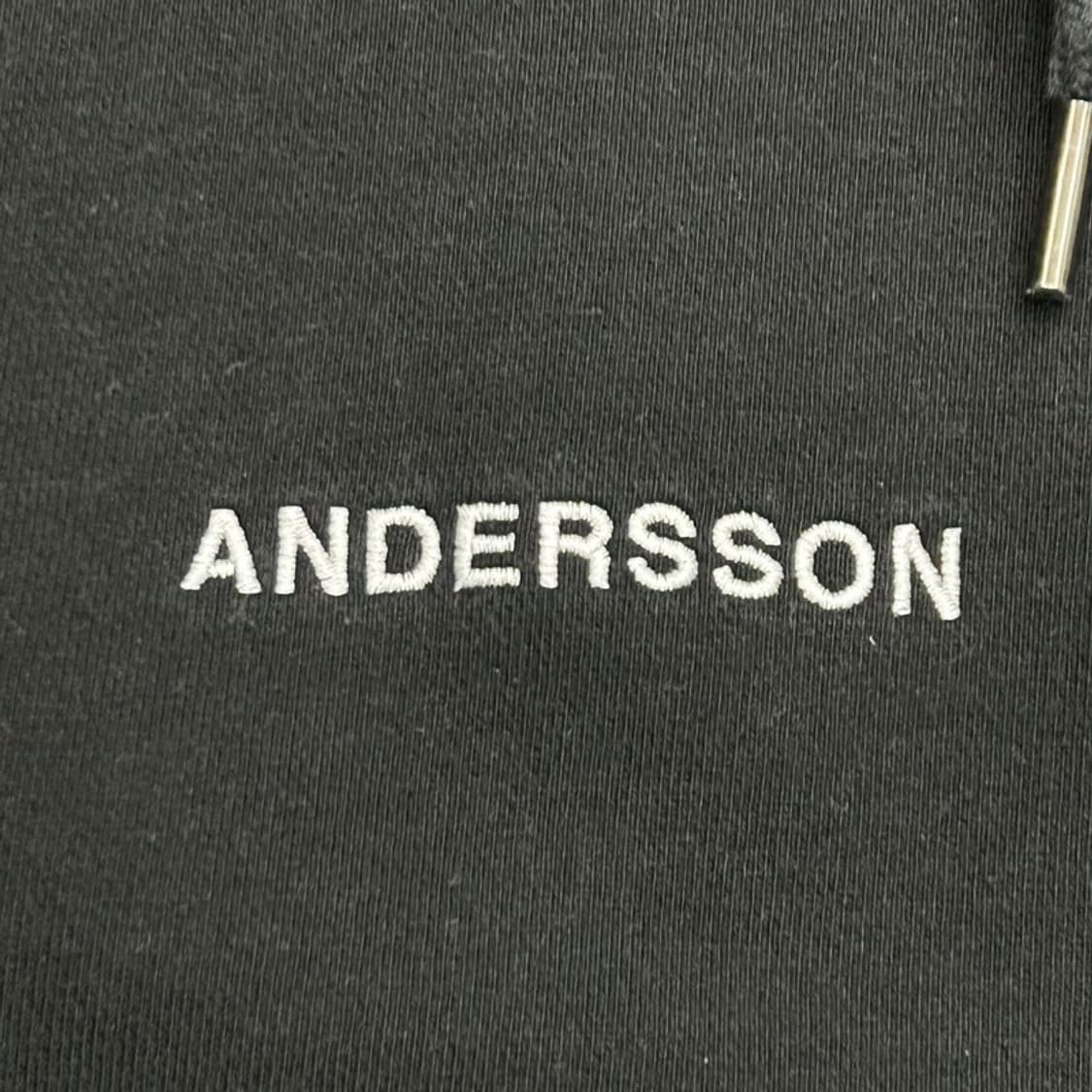 앤더슨벨 블랙 기모 후드티 M 상품이미지2