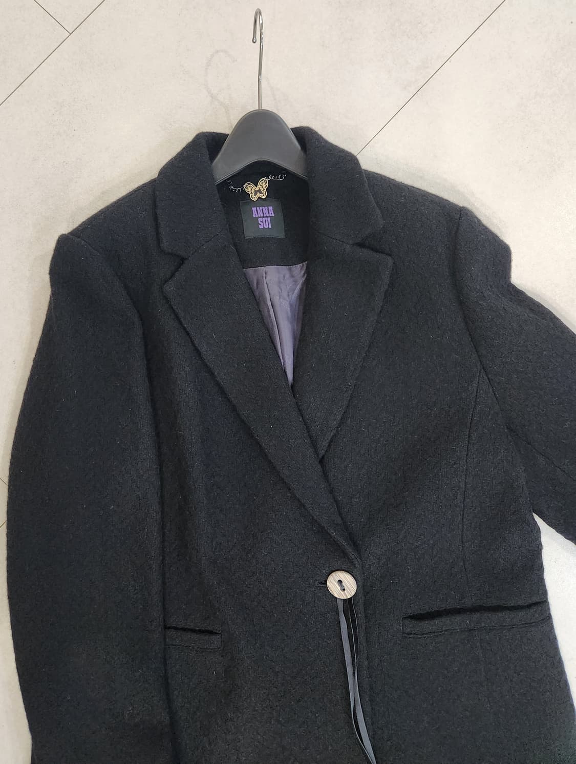 안나수이 울100 롱코트 상품이미지2