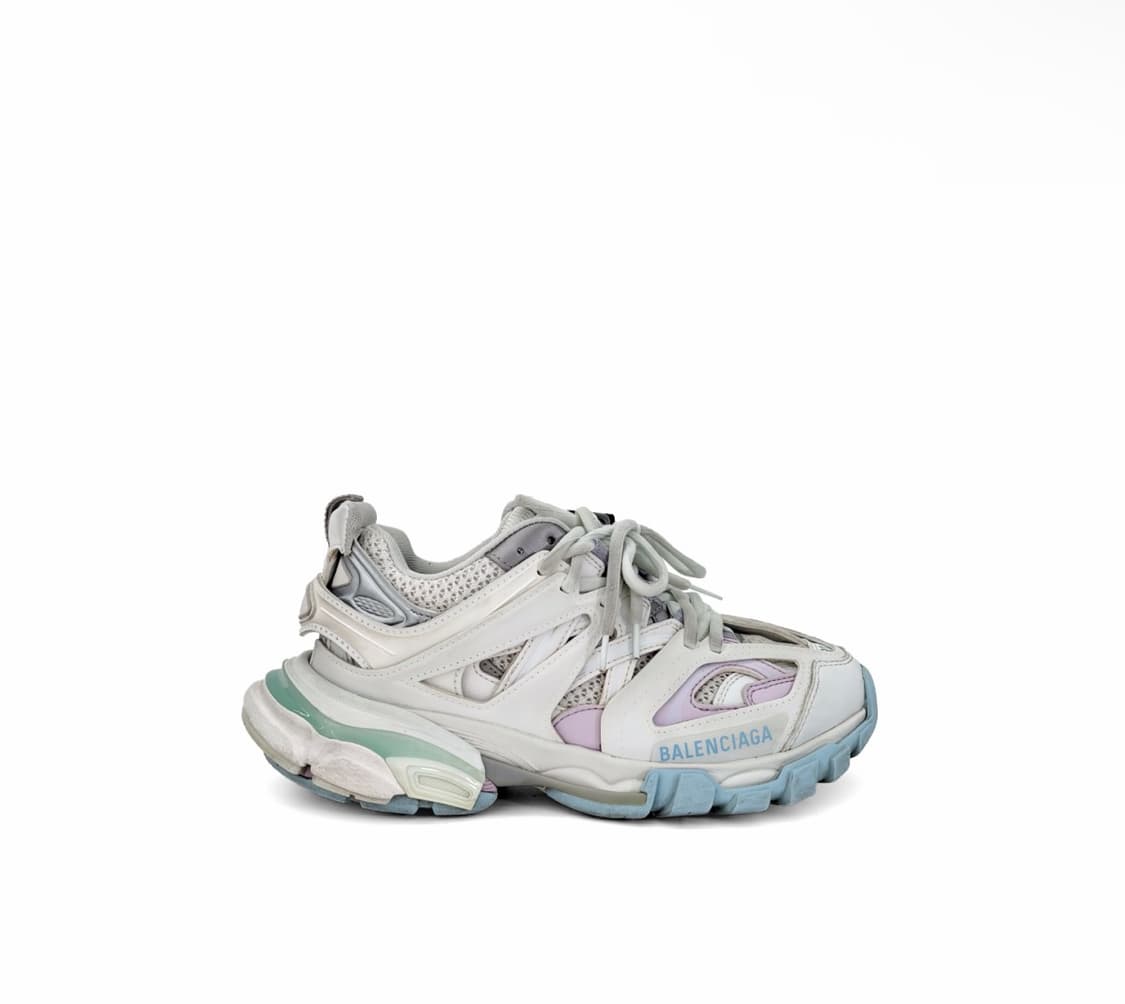 [35] 발렌시아가 여성 트랙 스니커즈 신발 화이트 파스텔 상품이미지2