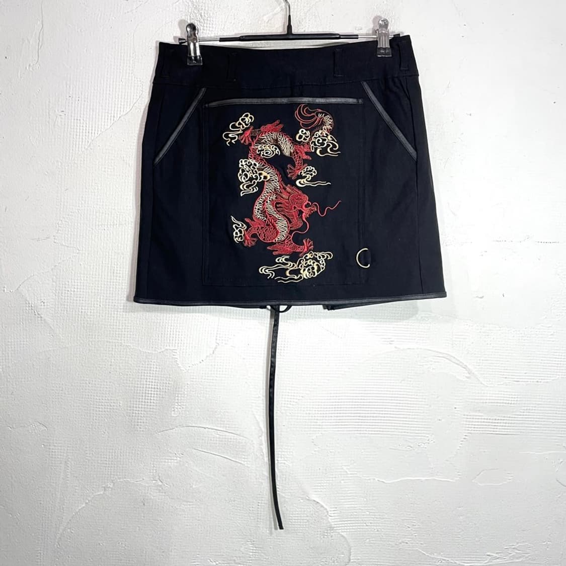 오즈온 오리엔탈 자수 레이어드 랩스커트 상품이미지3