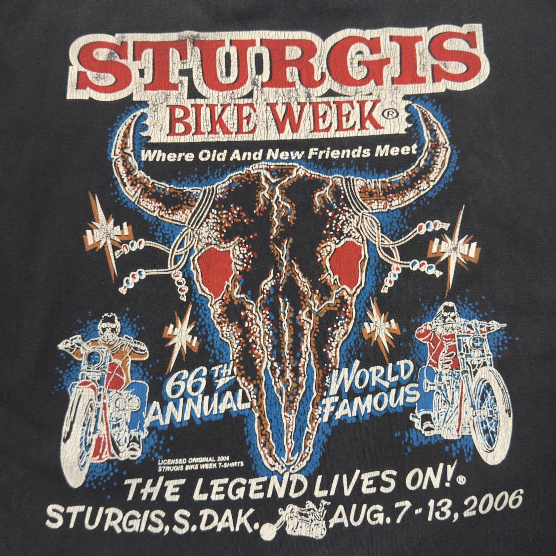 빈티지 00s Sturgis 바이커 티셔츠 상품이미지3