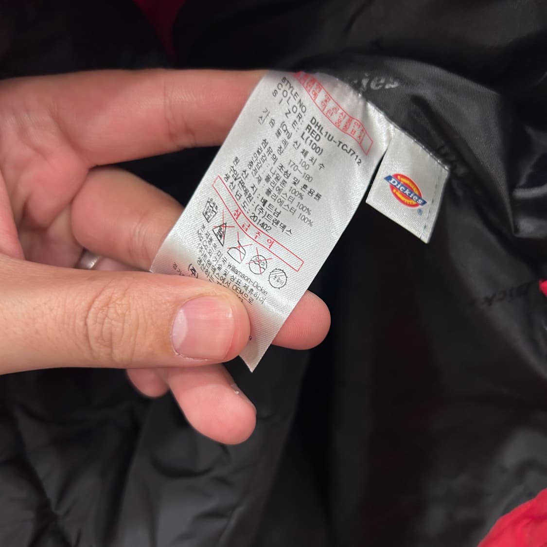 디키즈 터프다운 안감 탈부착 래글런 후드 패딩 상품이미지4