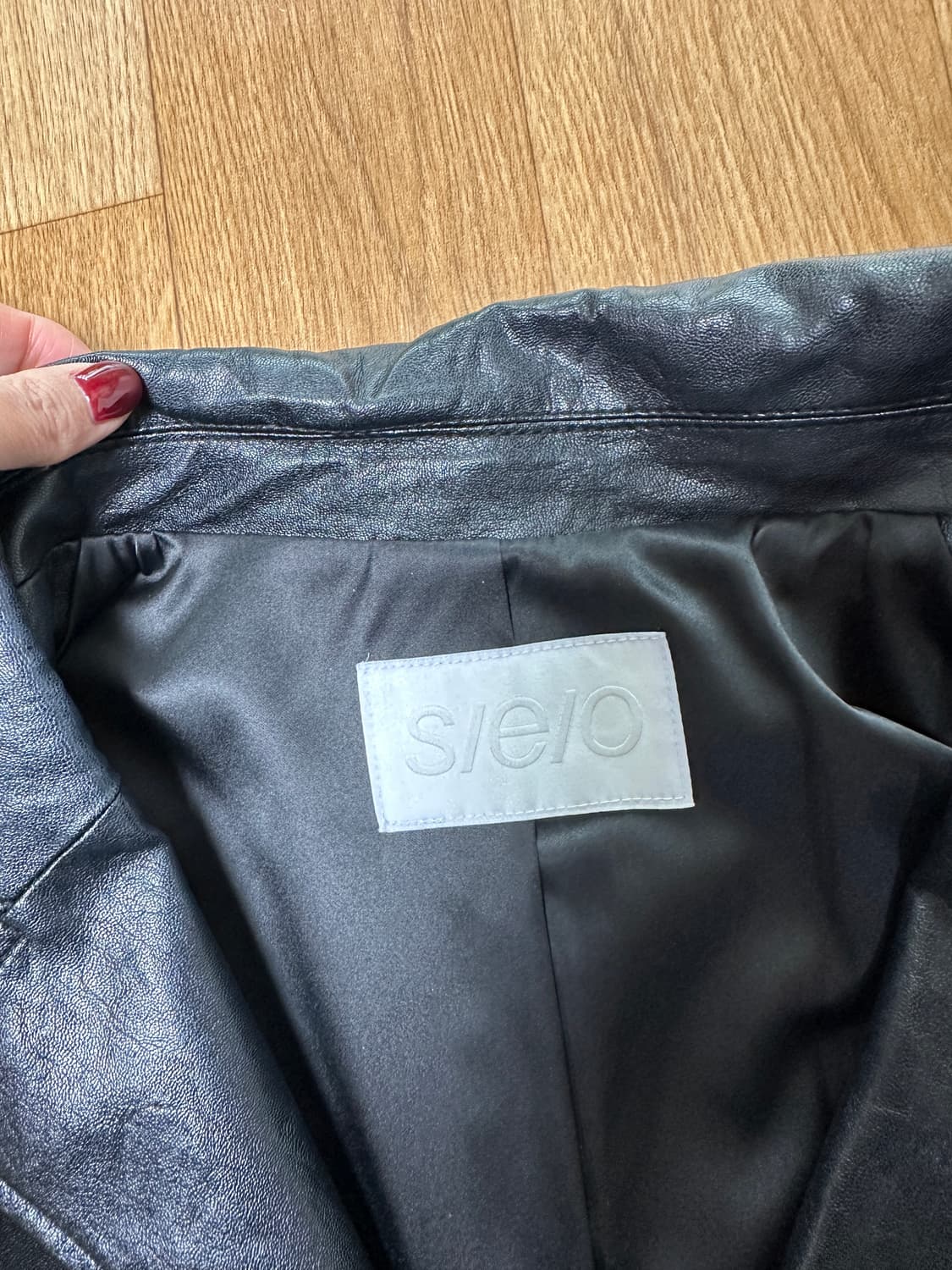 에스이오 가죽자켓 2사이즈 상품이미지5