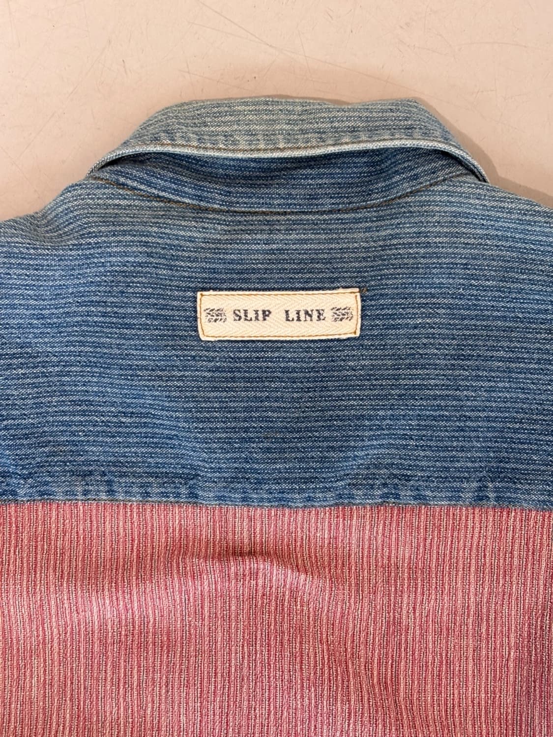Vintage Slip Line Denim Shirt 상품이미지7