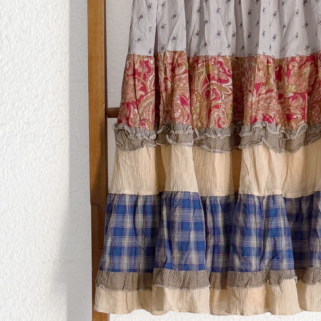 보니포크 패치 스커트 상품이미지3