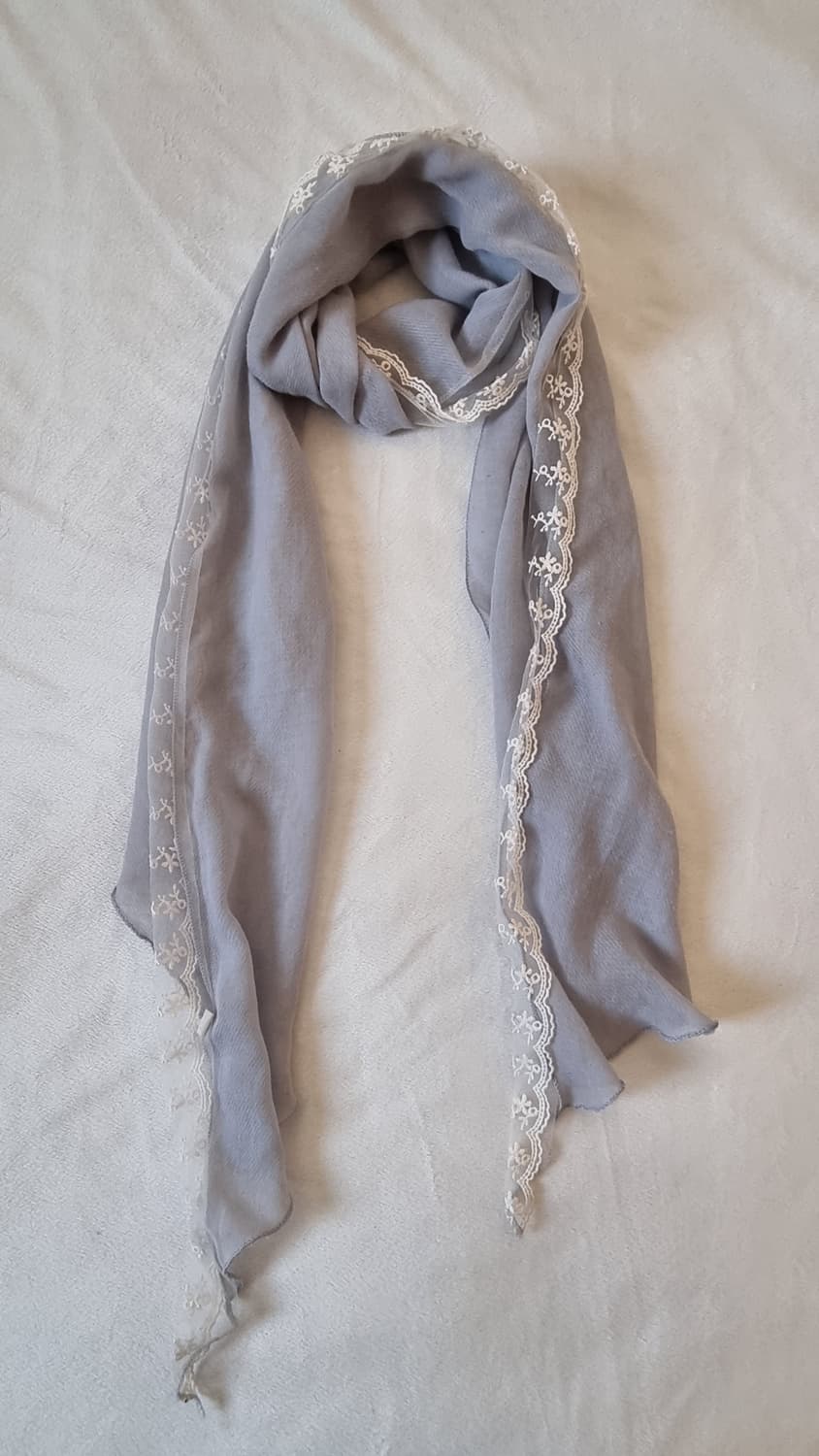 빈티지 모리걸 하구미 레이스 머플러 상품이미지1