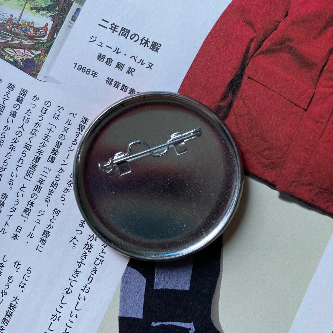 빈티지 TOMMY usa 프린팅 핀 버튼 뱃지 브로치 악세사리 상품이미지2