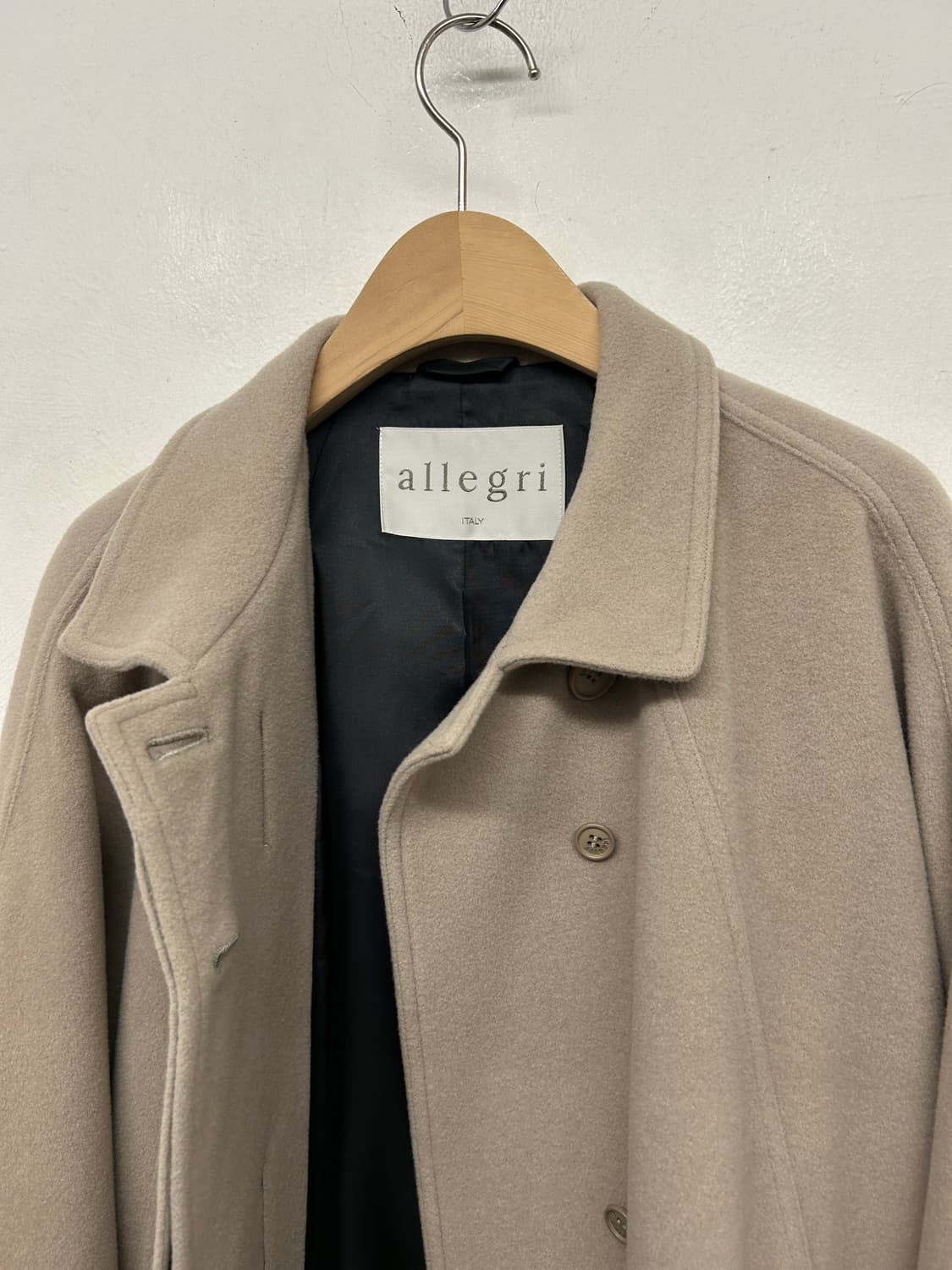 Allegri 알레그리 베이지 오버핏 울 코트 상품이미지6