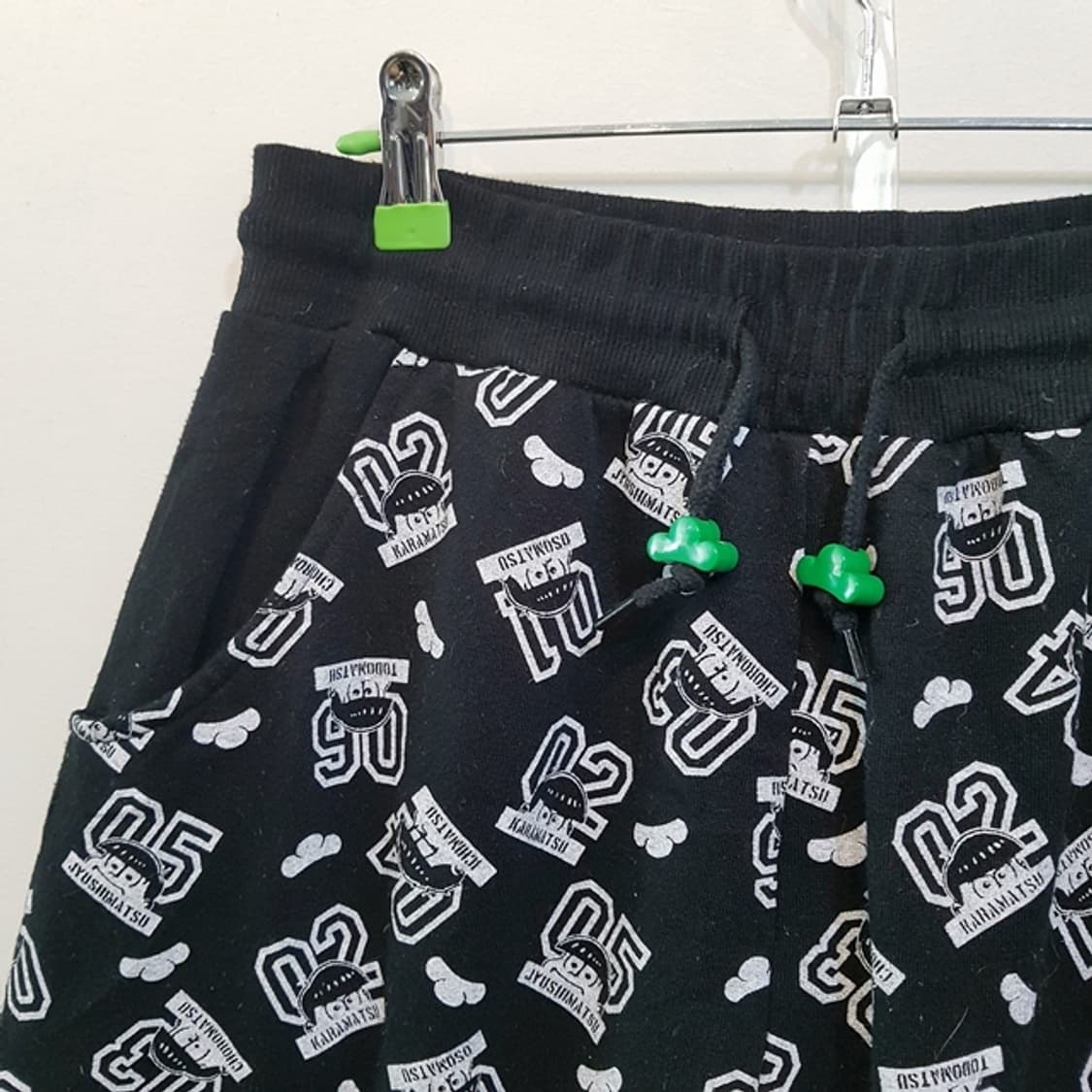 오소마츠 6쌍둥이 후드 상하세트 블랙 상품이미지7