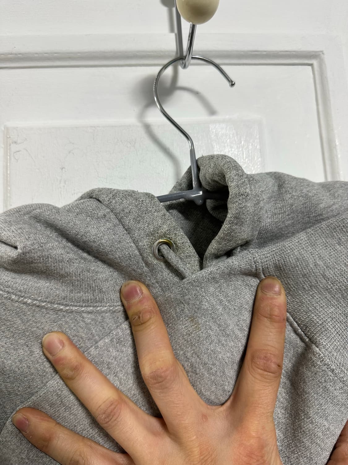 챔피온 리버스위브 빅로고 후드티 상품이미지3