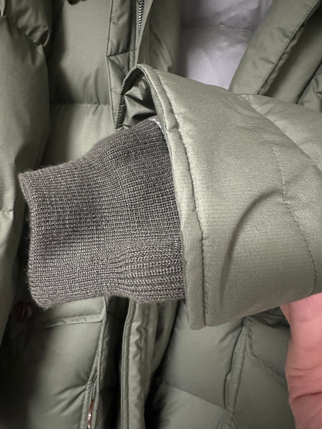 이스트로그 raf 라프 다운 패딩 (올리브 카키) XL 판매 상품이미지7