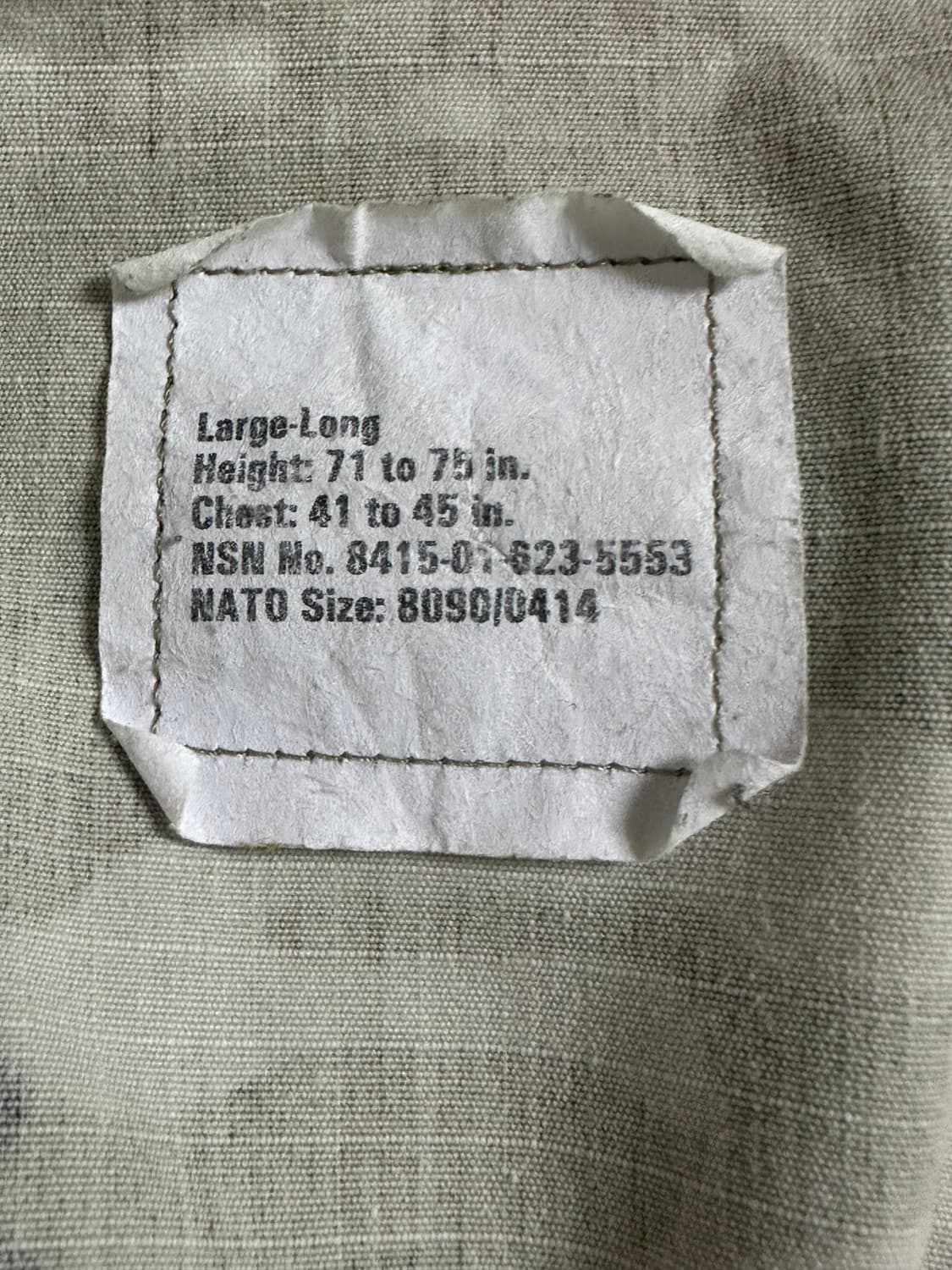 미군 OCP 멀티캠 전투복 상의 (L/L) (XL) 상품이미지5