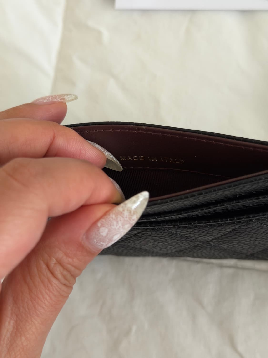 샤넬 카드지갑 캐비어 금장 31번대 상품이미지5