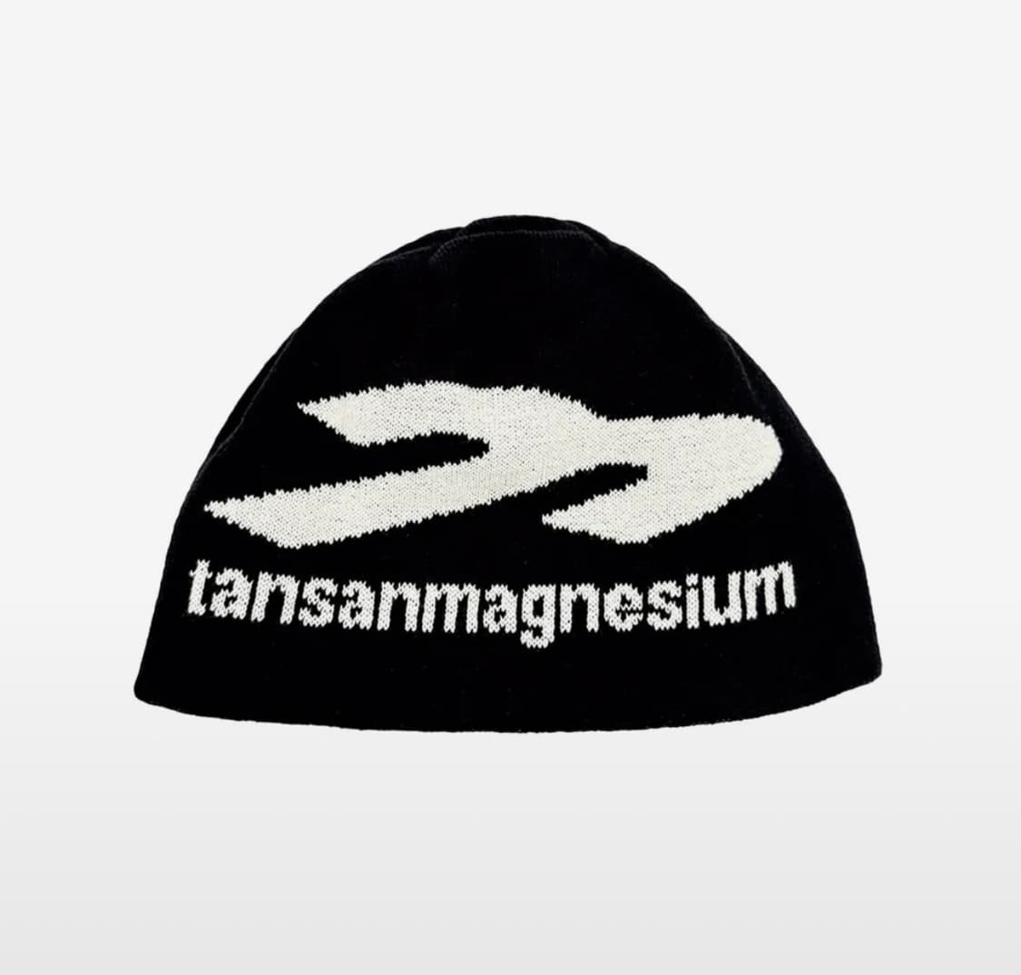 새상품) 탄산마그네슘 비니 블랙 (자카드 벌처) 상품이미지2