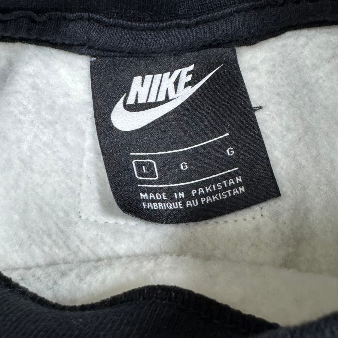 바배) 나이키 멀티로고 기모 크롭 스포츠웨어 상품이미지3