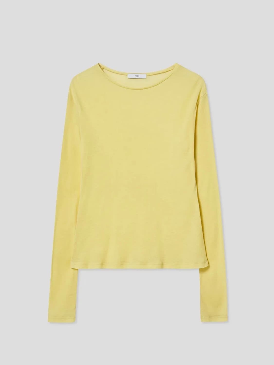 포저 레이어드 라운드 롱슬리브 레몬 상품이미지2