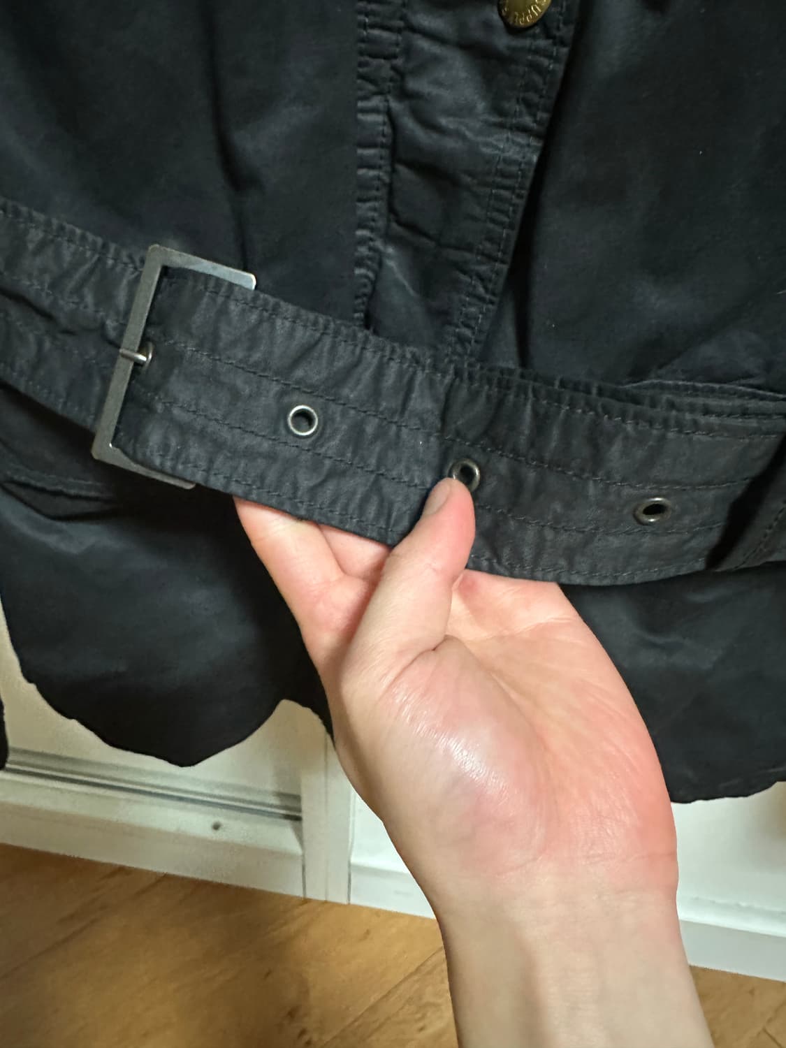 데님앤서플라이 랄프로렌 벨티드 필드 모토자켓 L 상품이미지4