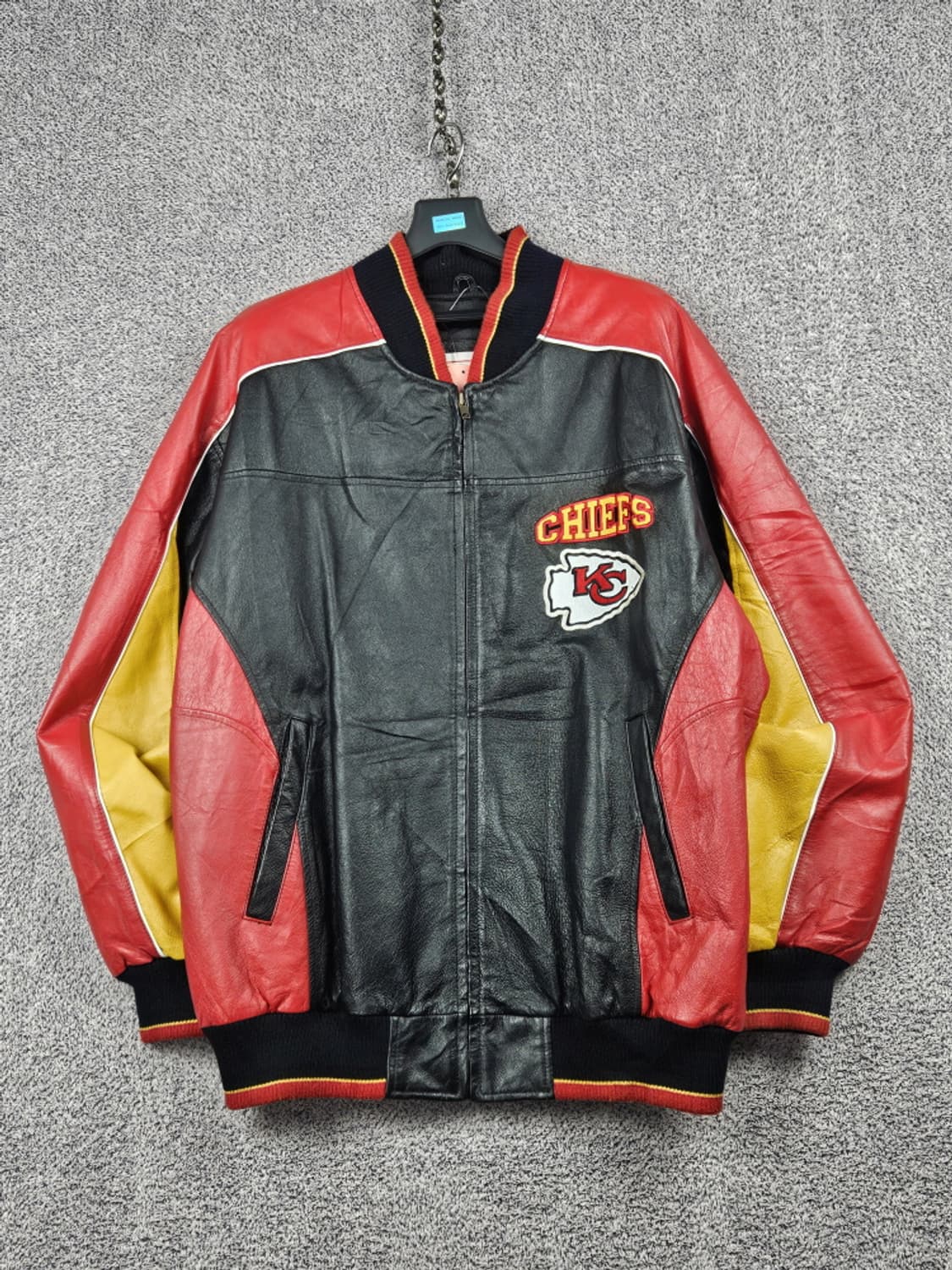 NFL 캔자스시티 치프스 가죽 봄버 자켓 ( L ) / 10191 상품이미지2