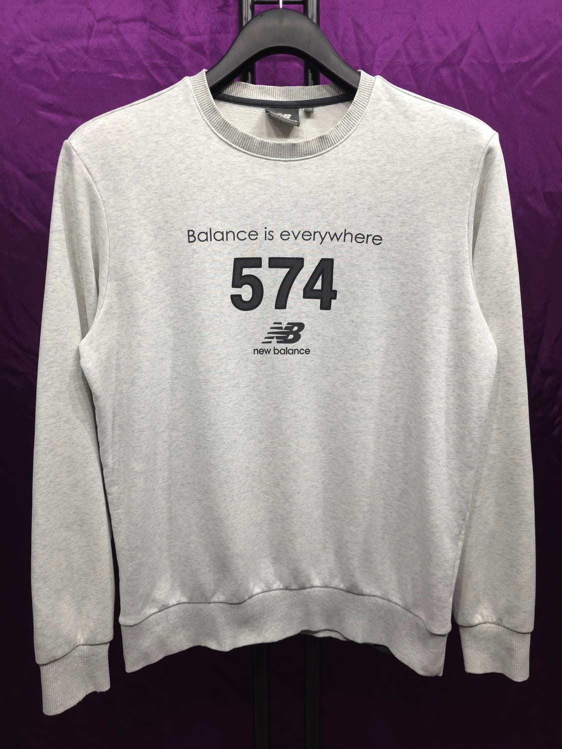 뉴발란스 574 레터링 맨투맨 100 상품이미지1