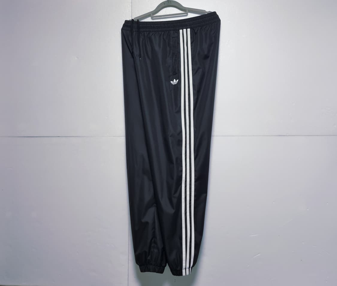 남성 아디다스 OG 불꽃 슈퍼스타 우븐 트랙 팬츠 바지 트레이닝복 검정 상품이미지2