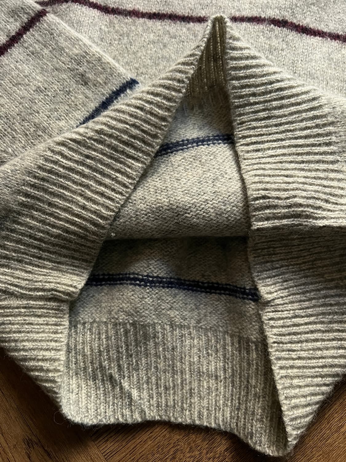 [L]80's 에디바우어 Made in USA 스트라이프 니트 상품이미지5