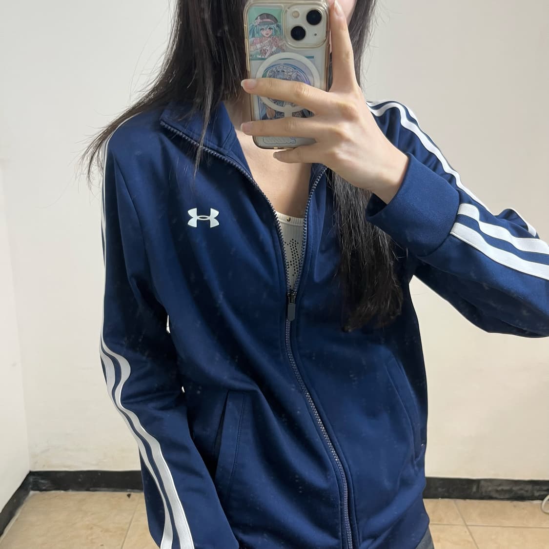 Under Armour navy jersey 상품이미지3