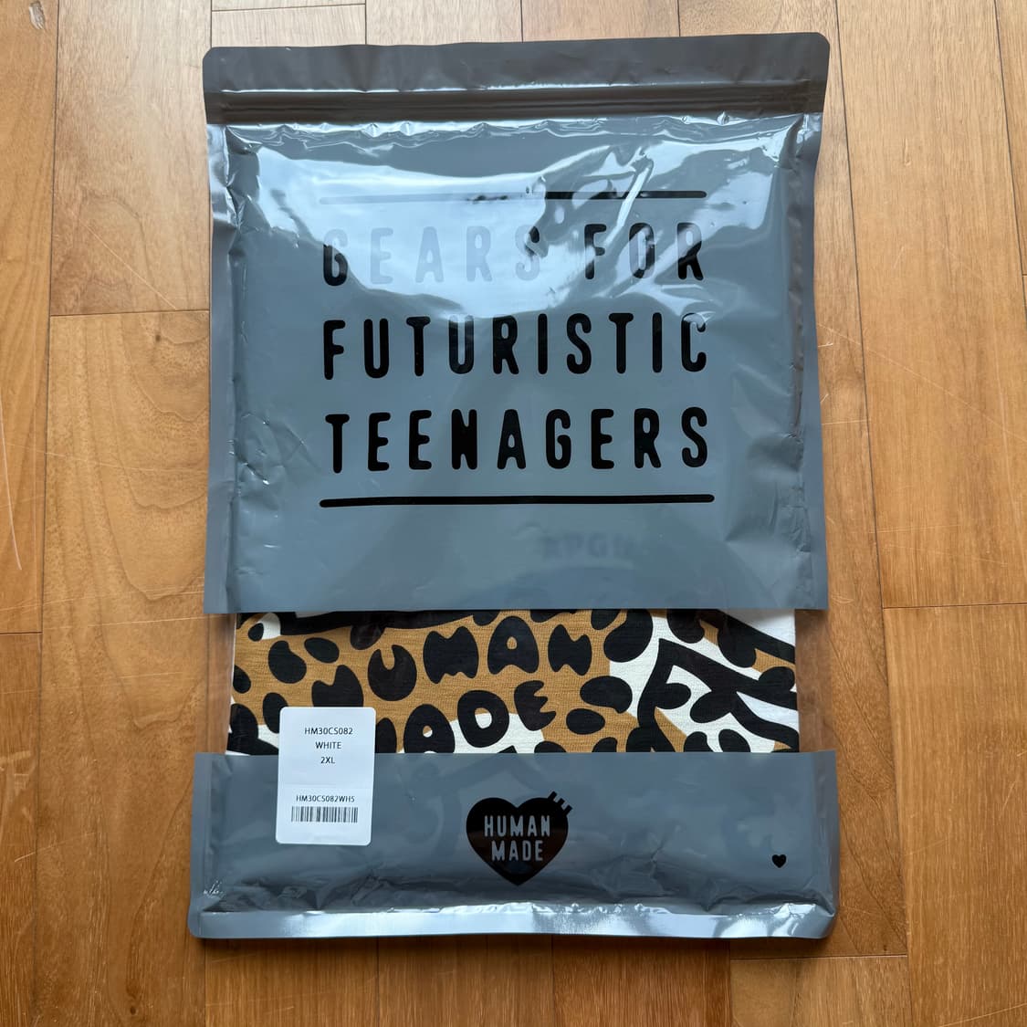 XXL 휴먼메이드 애니멀 그래픽 티셔츠 화이트 압구정 한정 상품이미지2