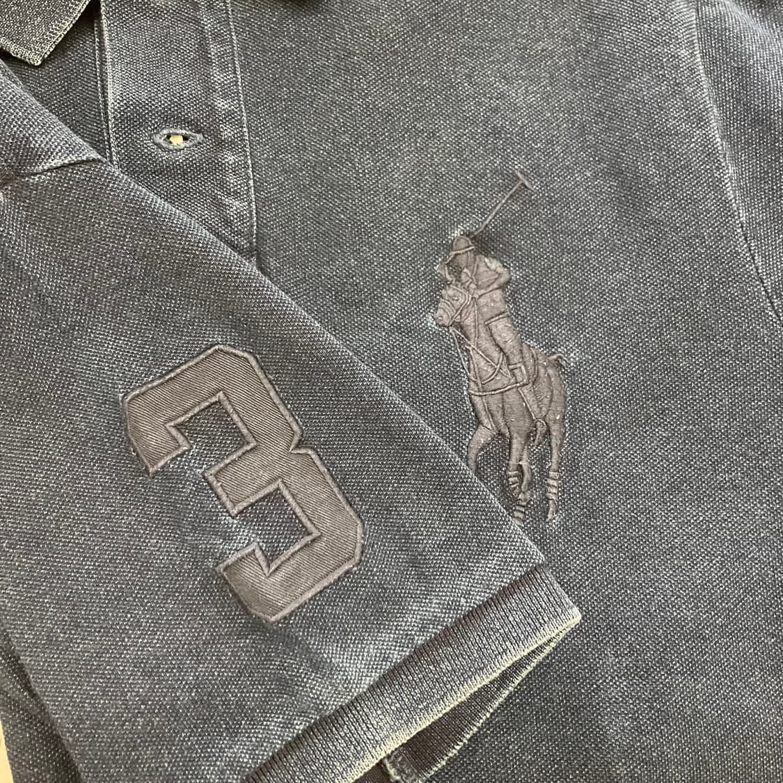 N279 폴로 빅포니 데님 카라 반팔 pk 상품이미지1