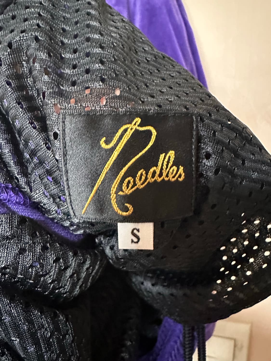 S) 니들스 내로우 트랙 팬츠 C/PE 벨루어 퍼플 상품이미지7