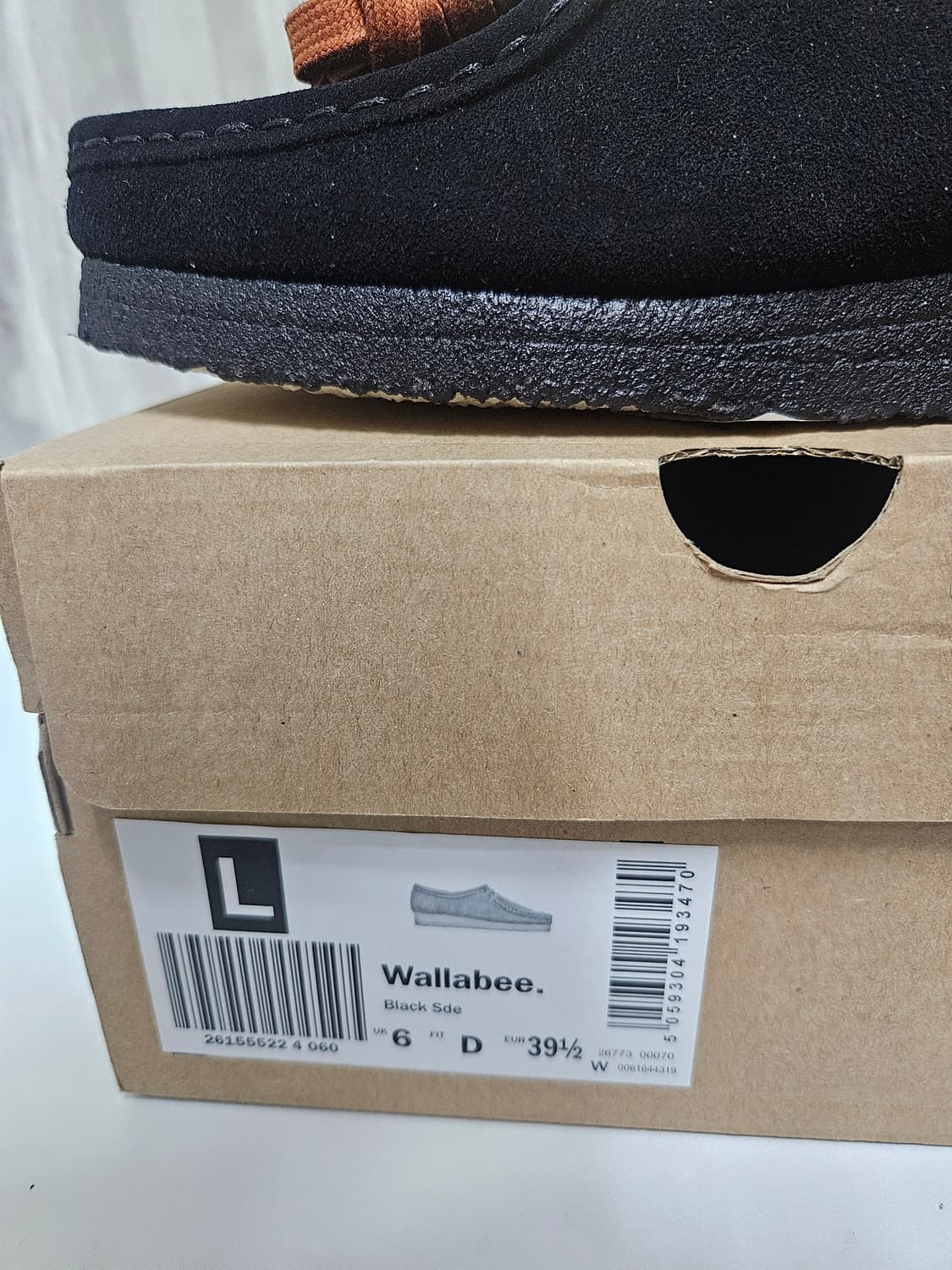 클락스 왈라비 블랙 uk6 250 상품이미지6