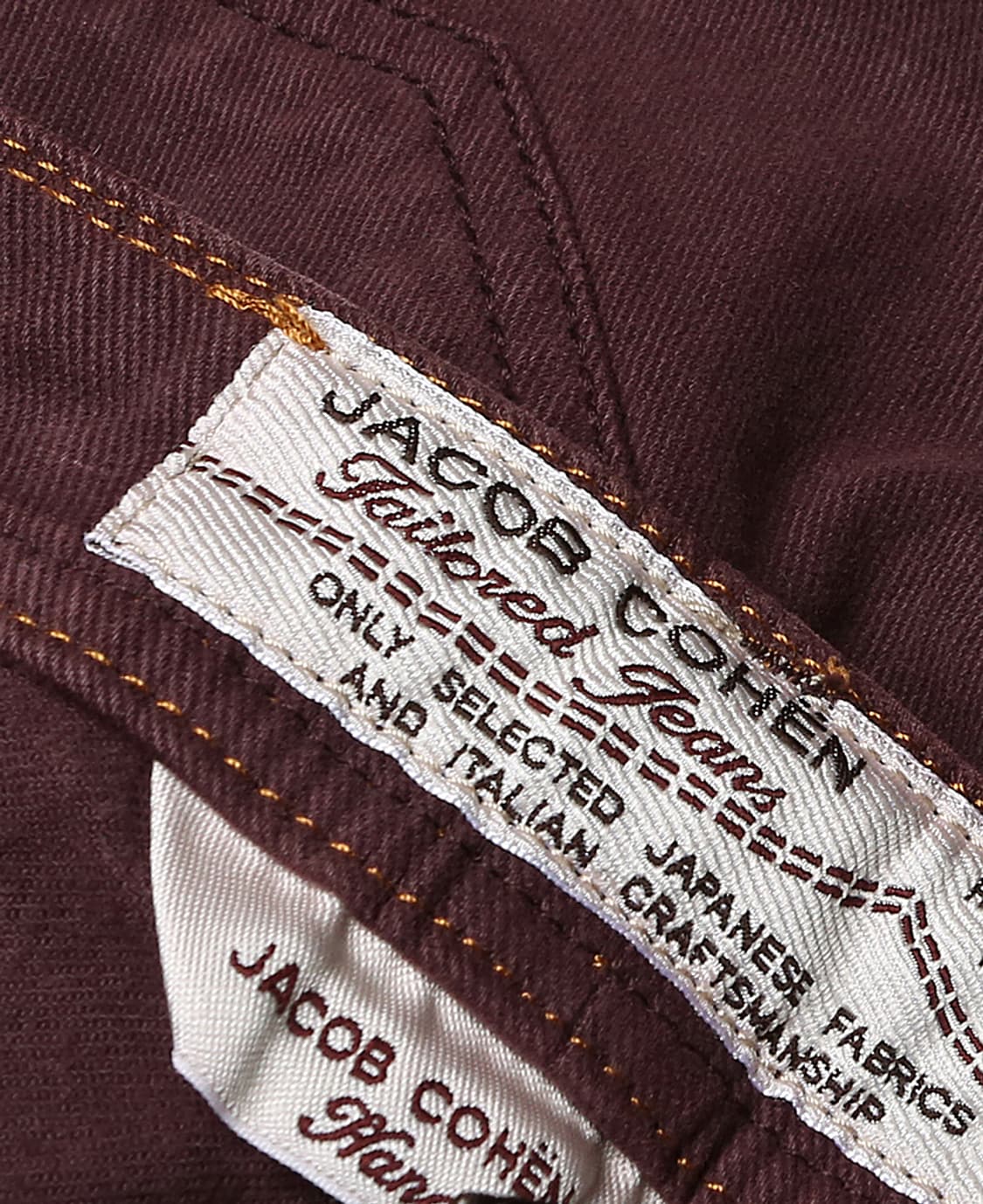 야콥 코헨 [Jacob Cohen] 버건디 몰스킨 J688 테일러드 진 상품이미지9