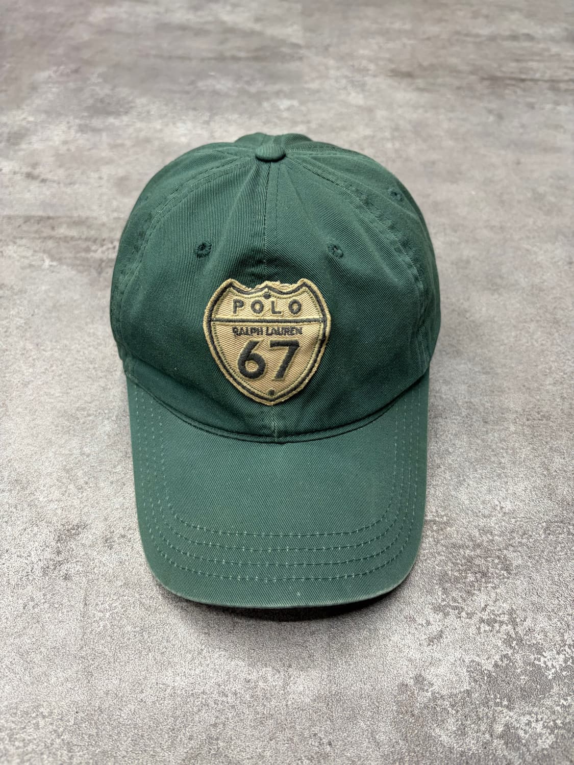 90s 폴로 랄프로렌 그린 볼캡 모자 상품이미지1