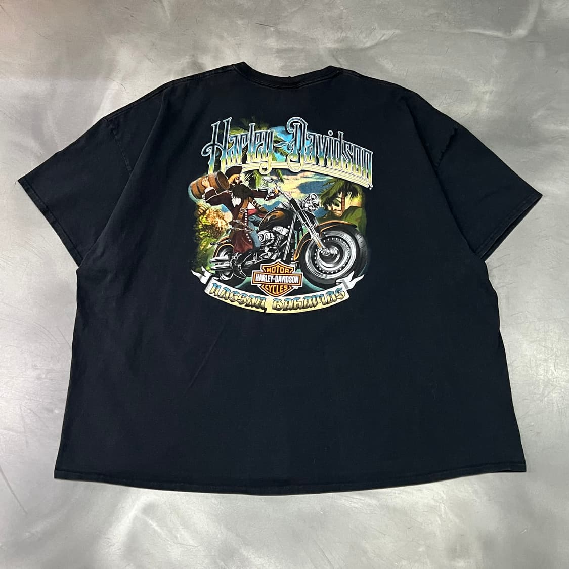 할리데이비슨 프린팅 반팔티 y15689 상품이미지2
