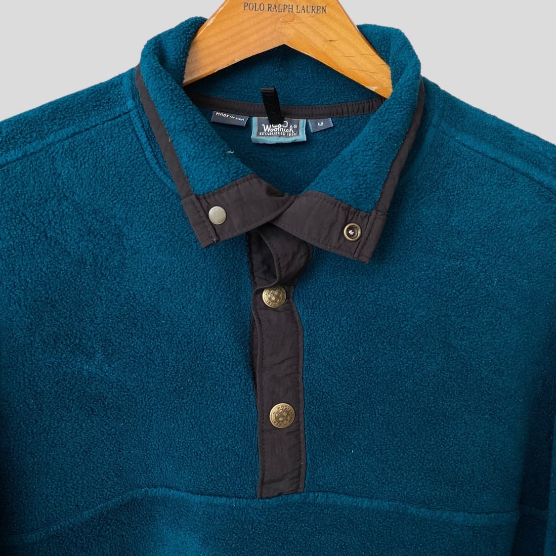 (M)빈티지 울리치 후리스 스냅 풀오버 상품이미지2