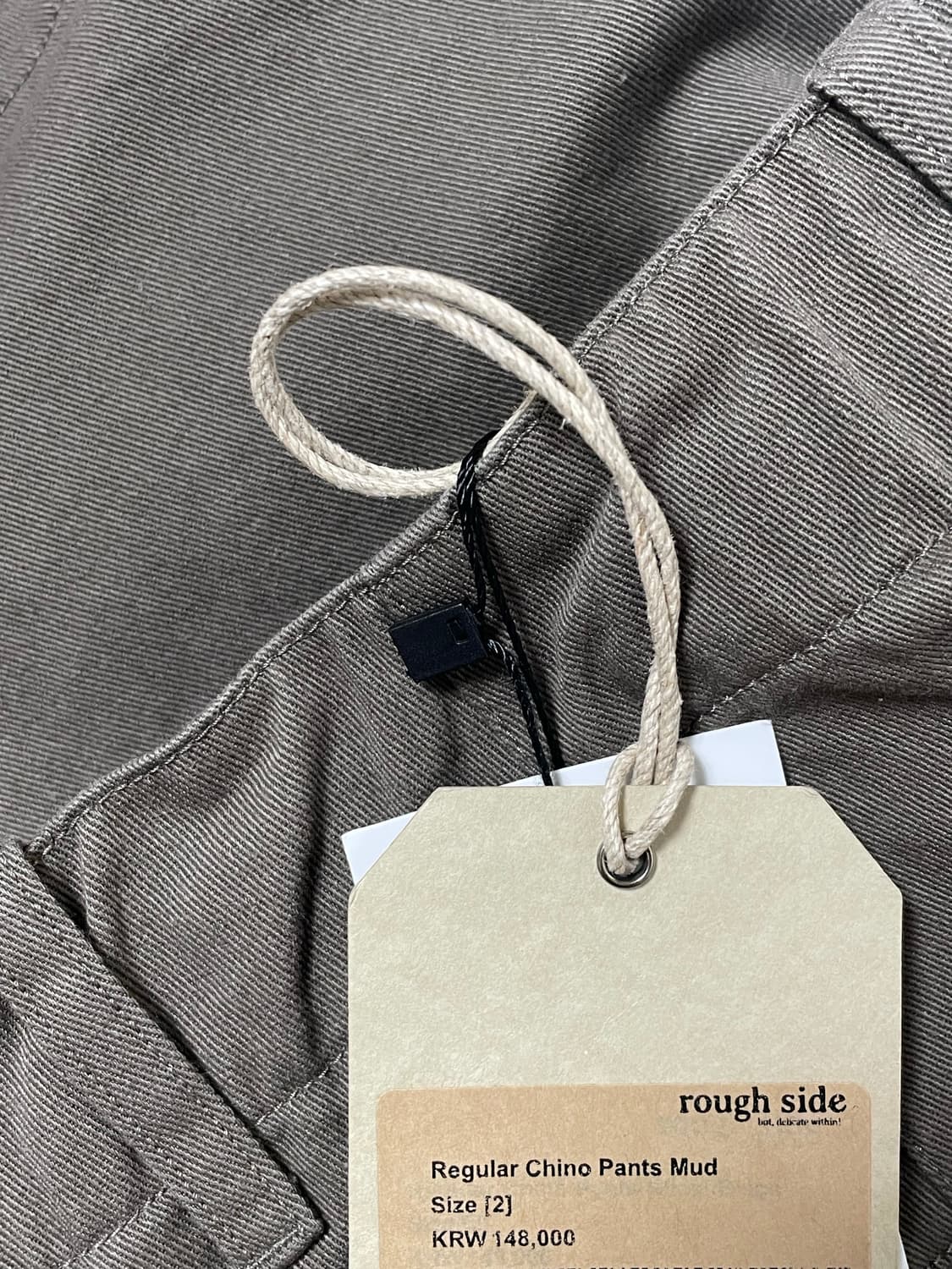 [새상품] 러프사이드 레귤러 치노 팬츠 머드 2size 상품이미지6