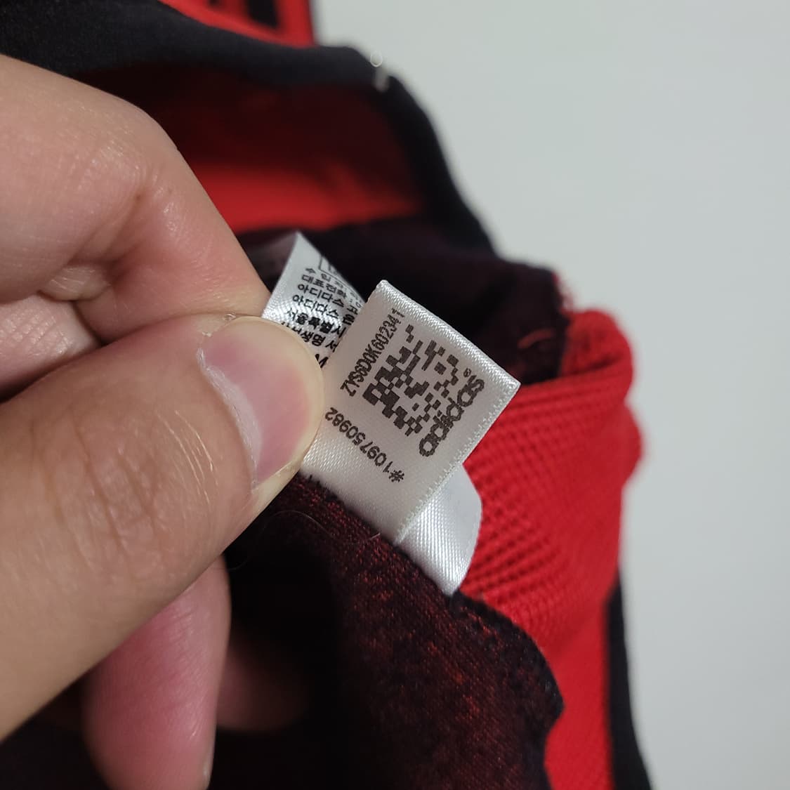 (90) ADIDAS 아디다스 삼선 트랙탑 레드 져지 상품이미지5