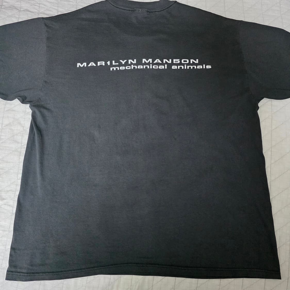 [XL] 90s 마릴린맨슨 매카니컬 애니멀 빈티지 밴드티 상품이미지6