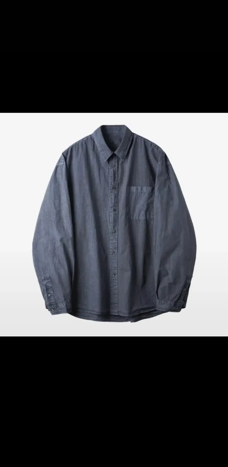 러프사이드 스펀지 스폰지 다잉셔츠 네이비 상품이미지1