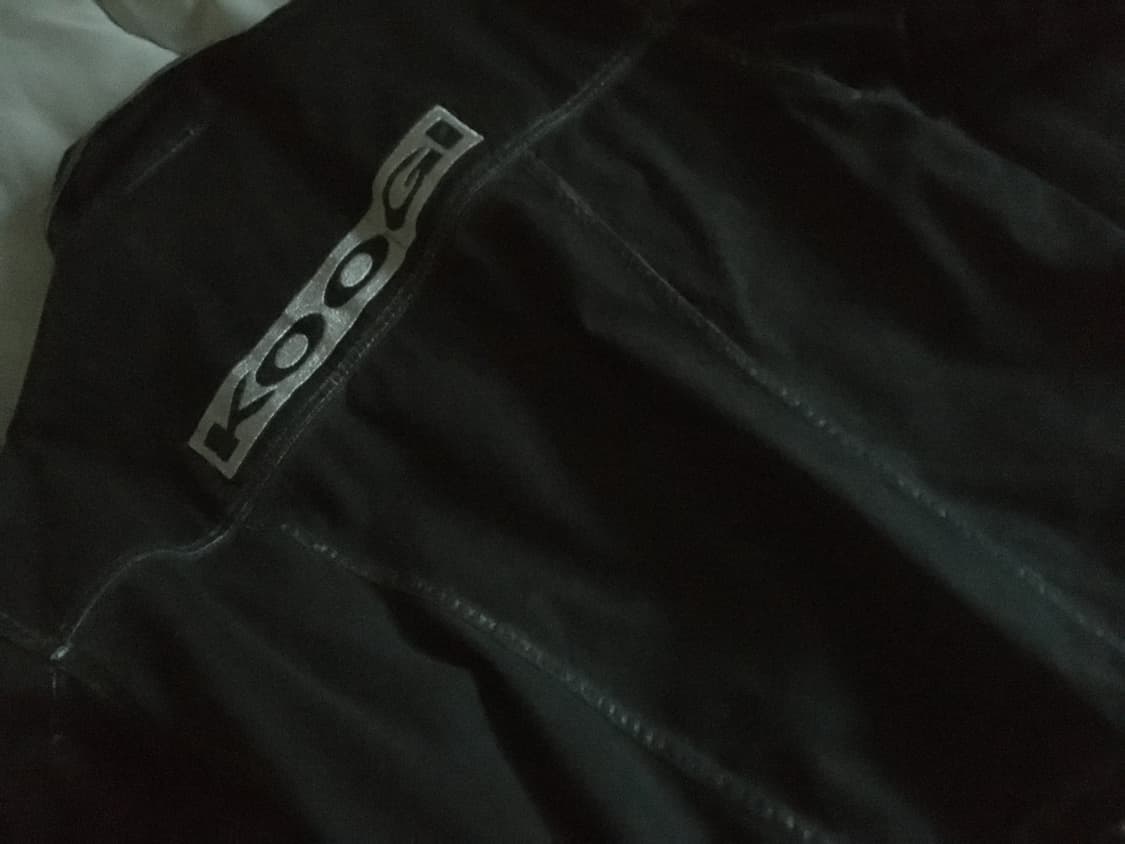 KOOGI 블랙 레더 바이커 재킷 상품이미지3