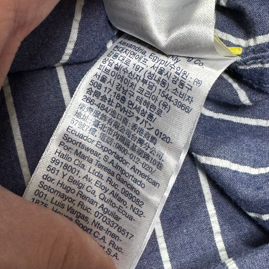 타미힐피거 래귤러핏 스프라이트 셔츠 상품이미지5