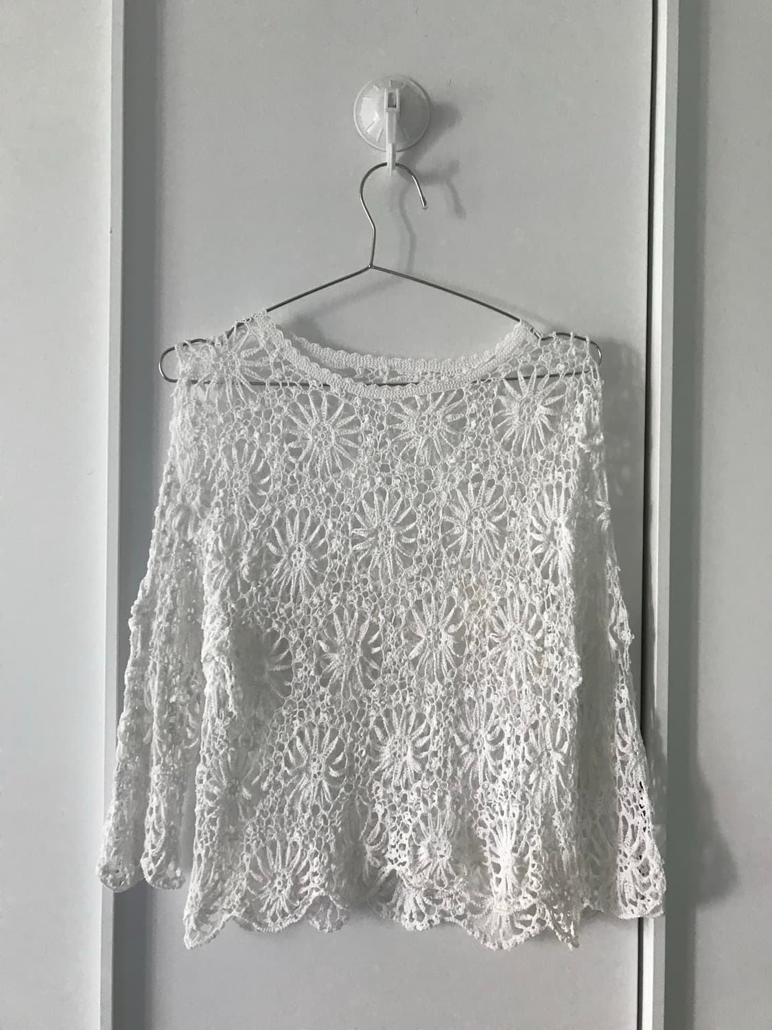 vintage ivory net top 상품이미지8